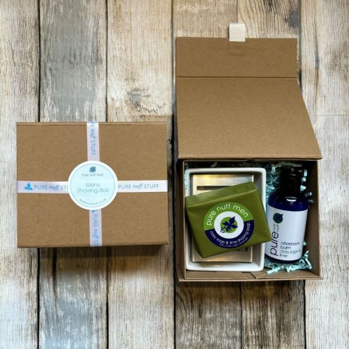 Mens Shaving Gift Box from Pure Nuff Stuff